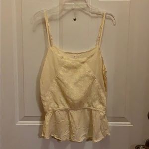 Small Banana Republic Factory lace inset cami